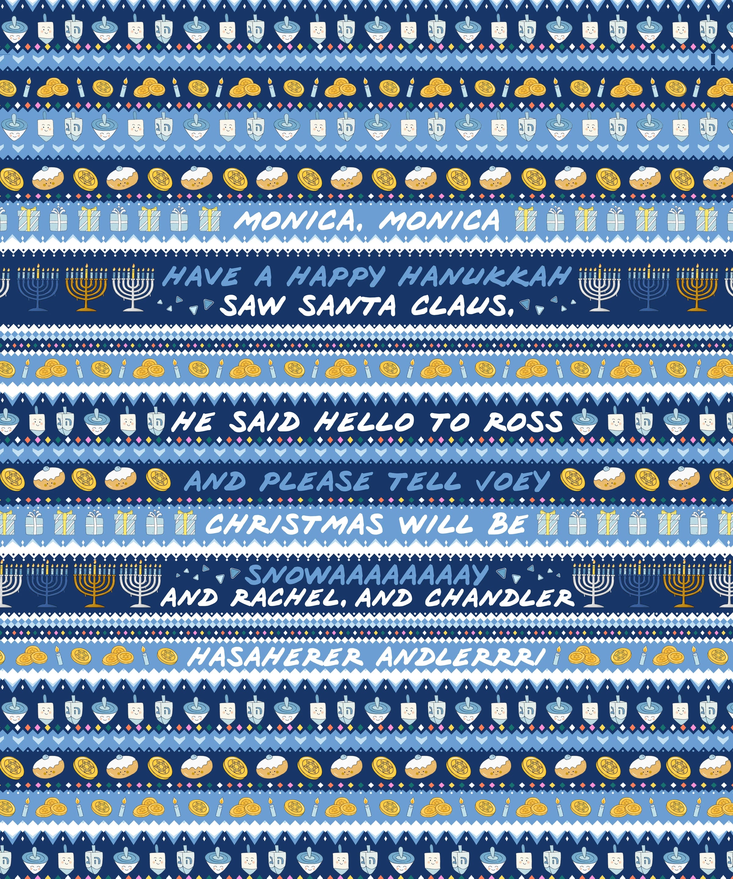 Hanukkah Fair Isle