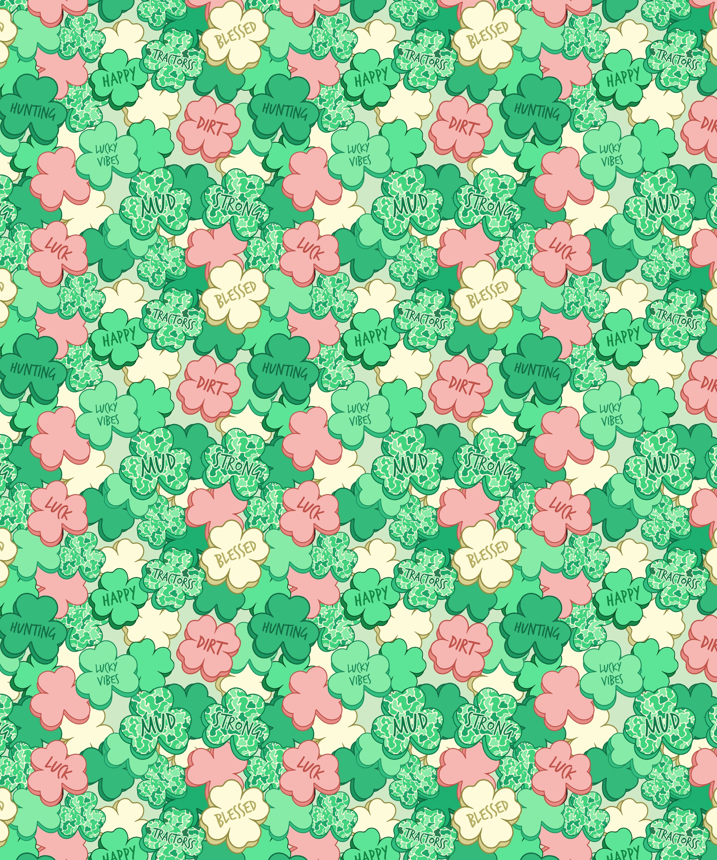 Lucky Vibes Shamrock