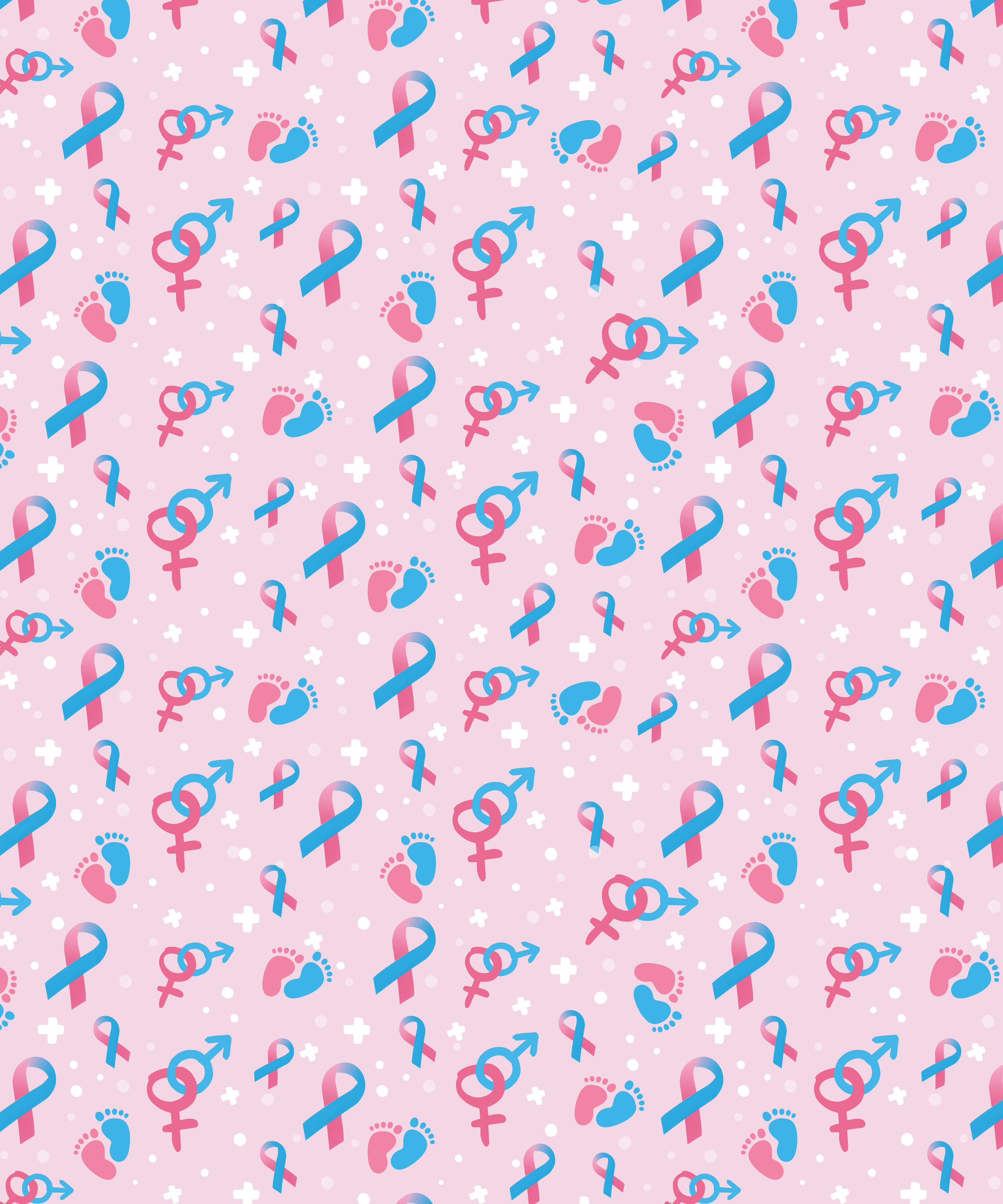 Infertility Awareness Blue and Pink