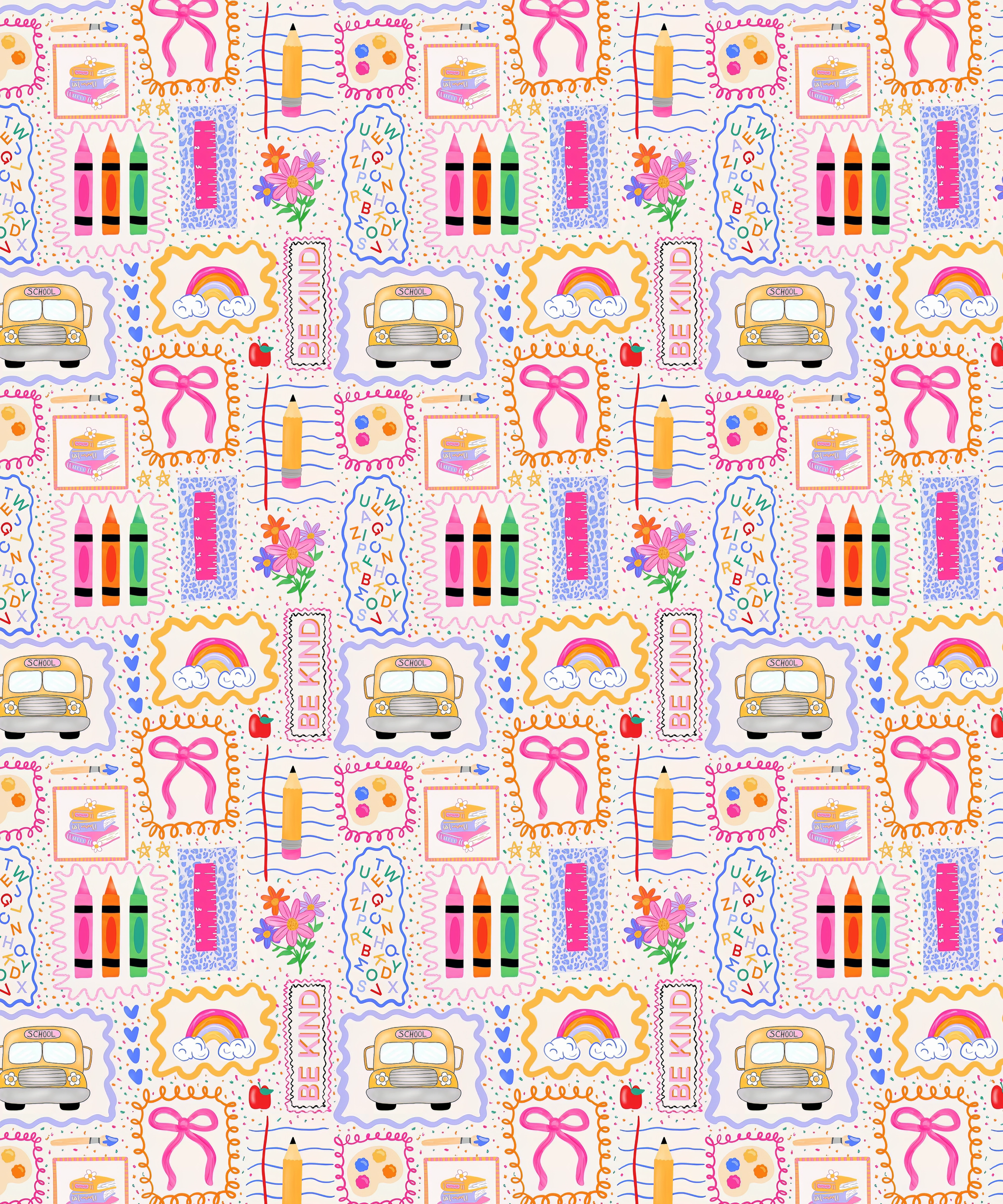 Colorful Doodle School