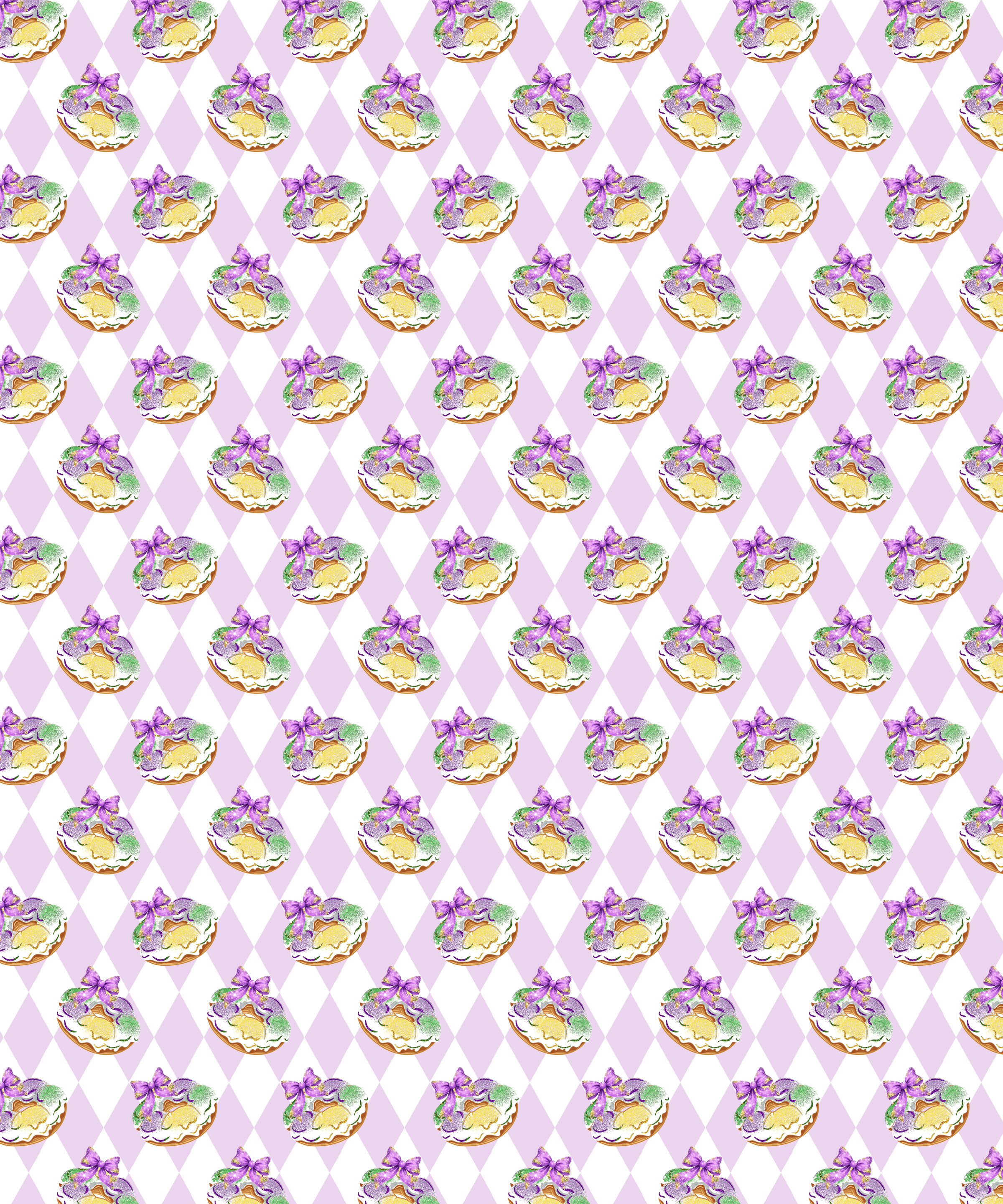 Mardi Gras Donut