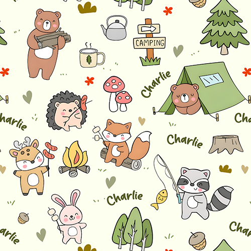 Custom Name Little Camp Buddies