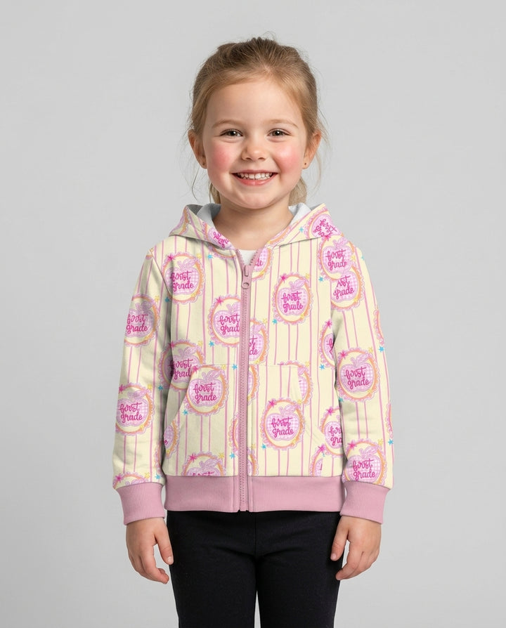 Custom Grade School Sweetie Bamboo Zip Hoodie