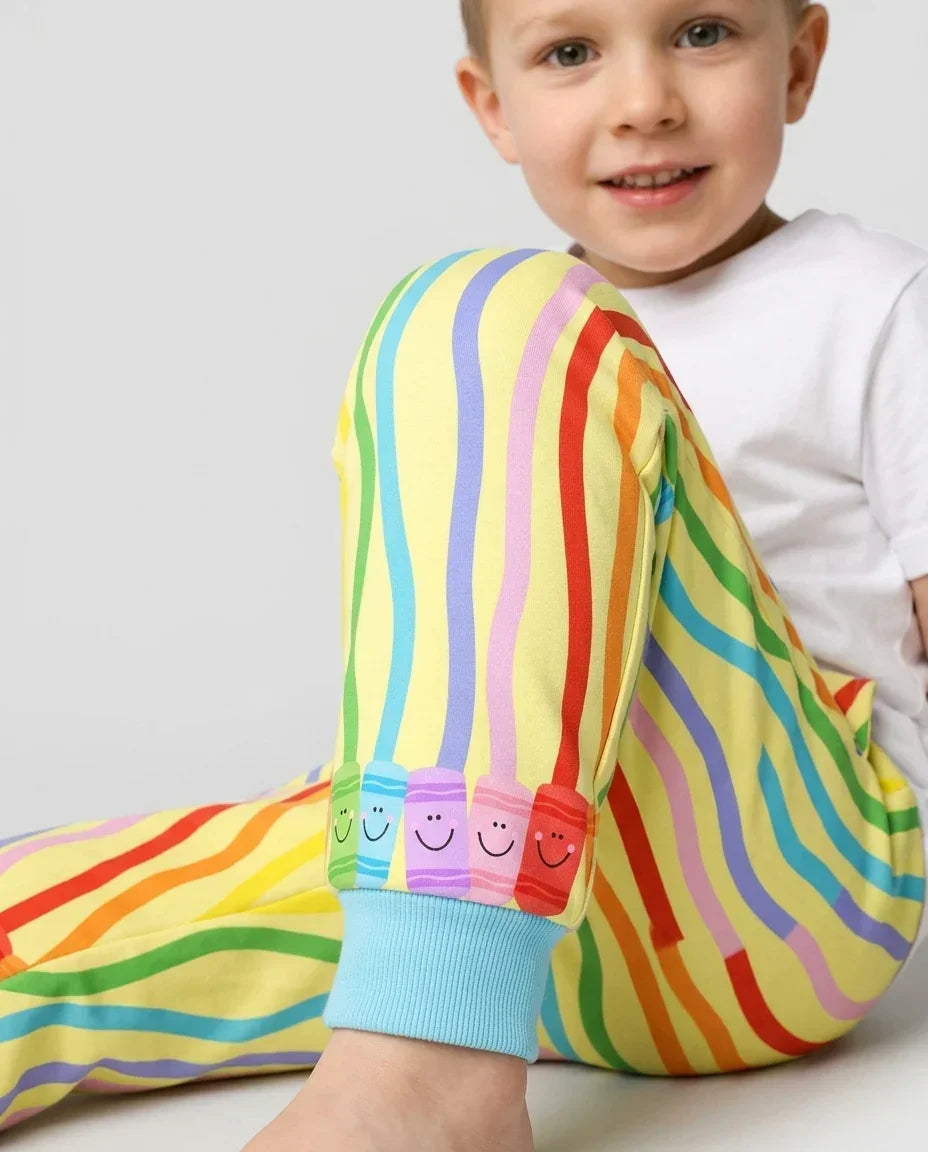 Happy Crayon Friends Bamboo Jogger