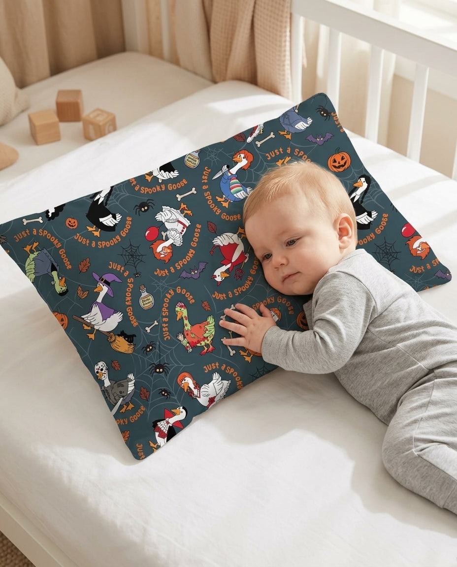 Just A Spooky Goose Family Matching Bamboo Pillow Case