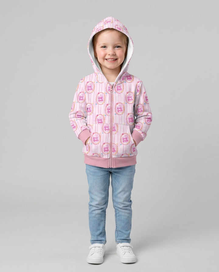 Custom Grade School Sweetie Bamboo Zip Hoodie