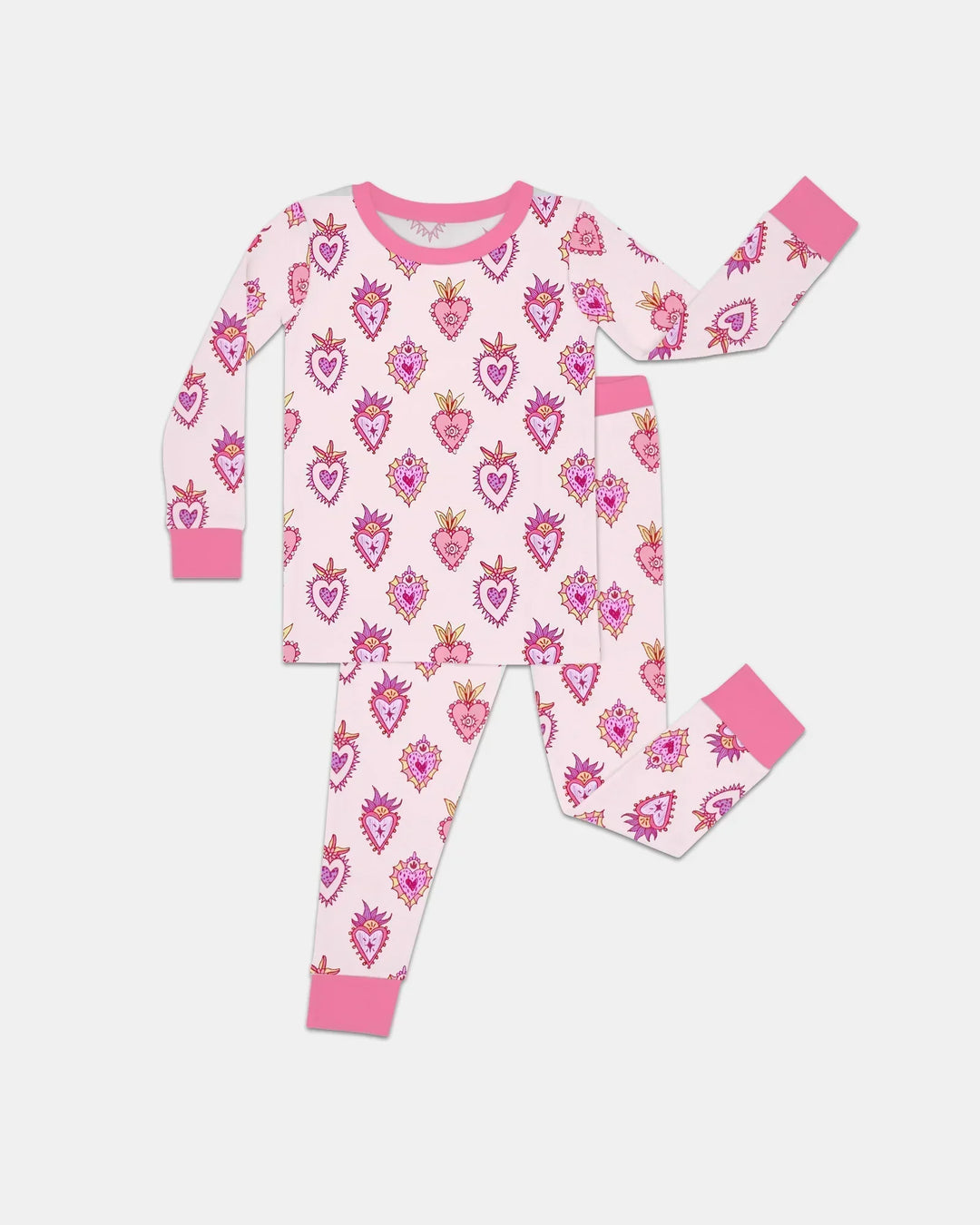 Mi Milagro Bamboo Two Piece Long Sleeve Pajama Set