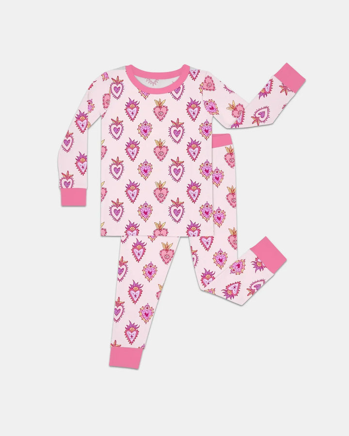 Mi Milagro Bamboo Two Piece Long Sleeve Pajama Set