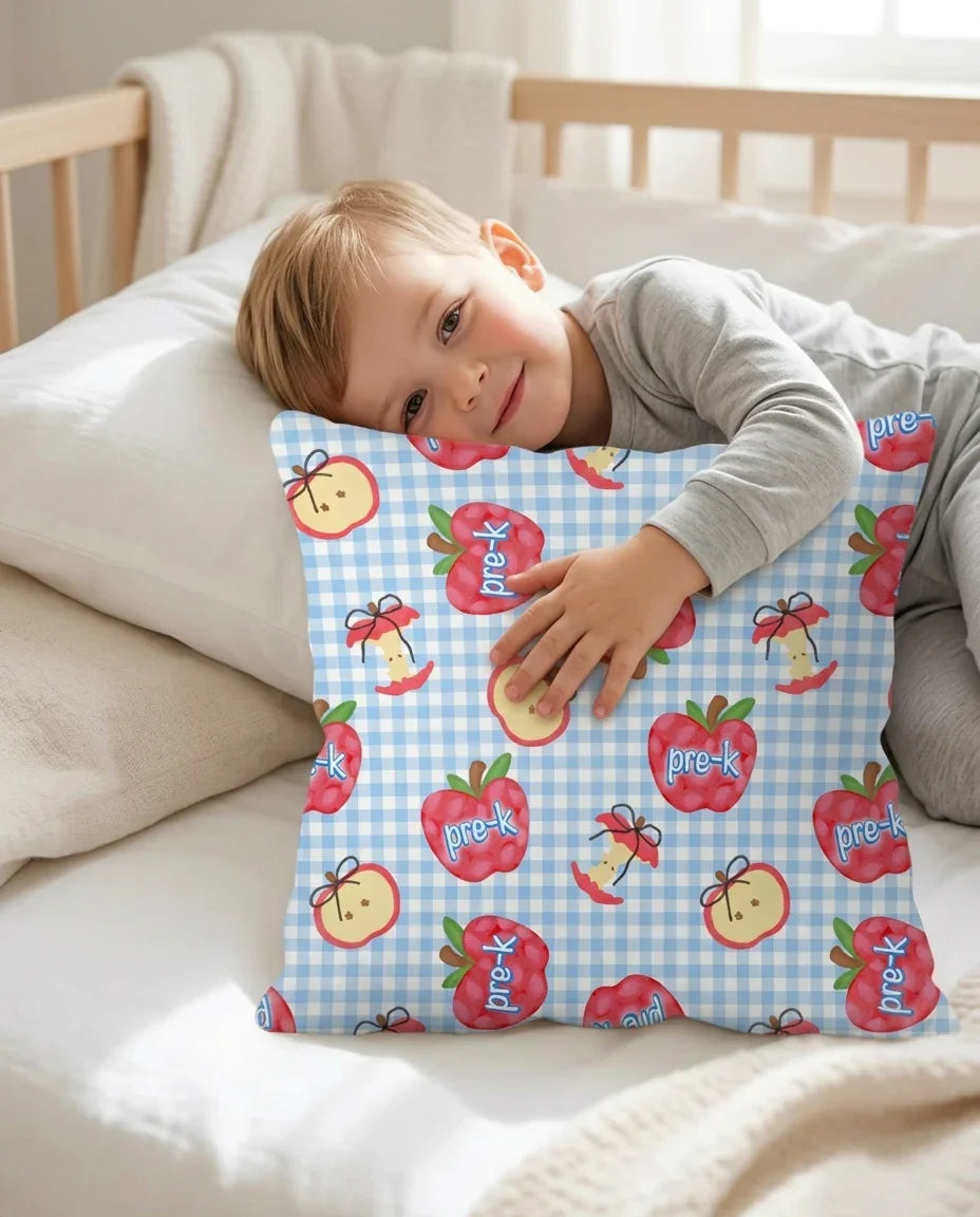 Custom School Grade Apple Days Bamboo Pillow Case