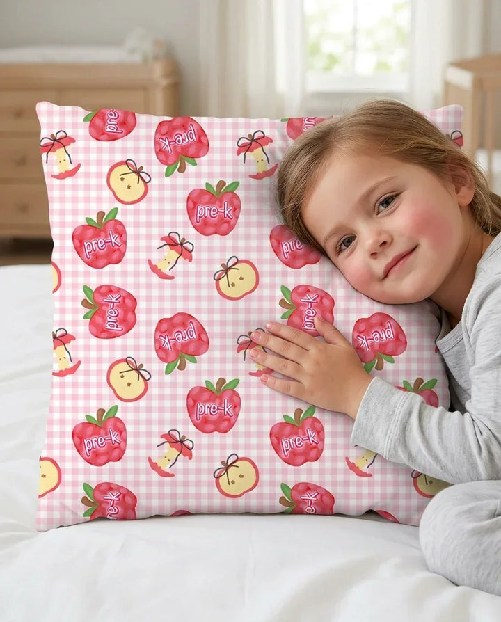 Custom School Grade Apple Days Bamboo Pillow Case