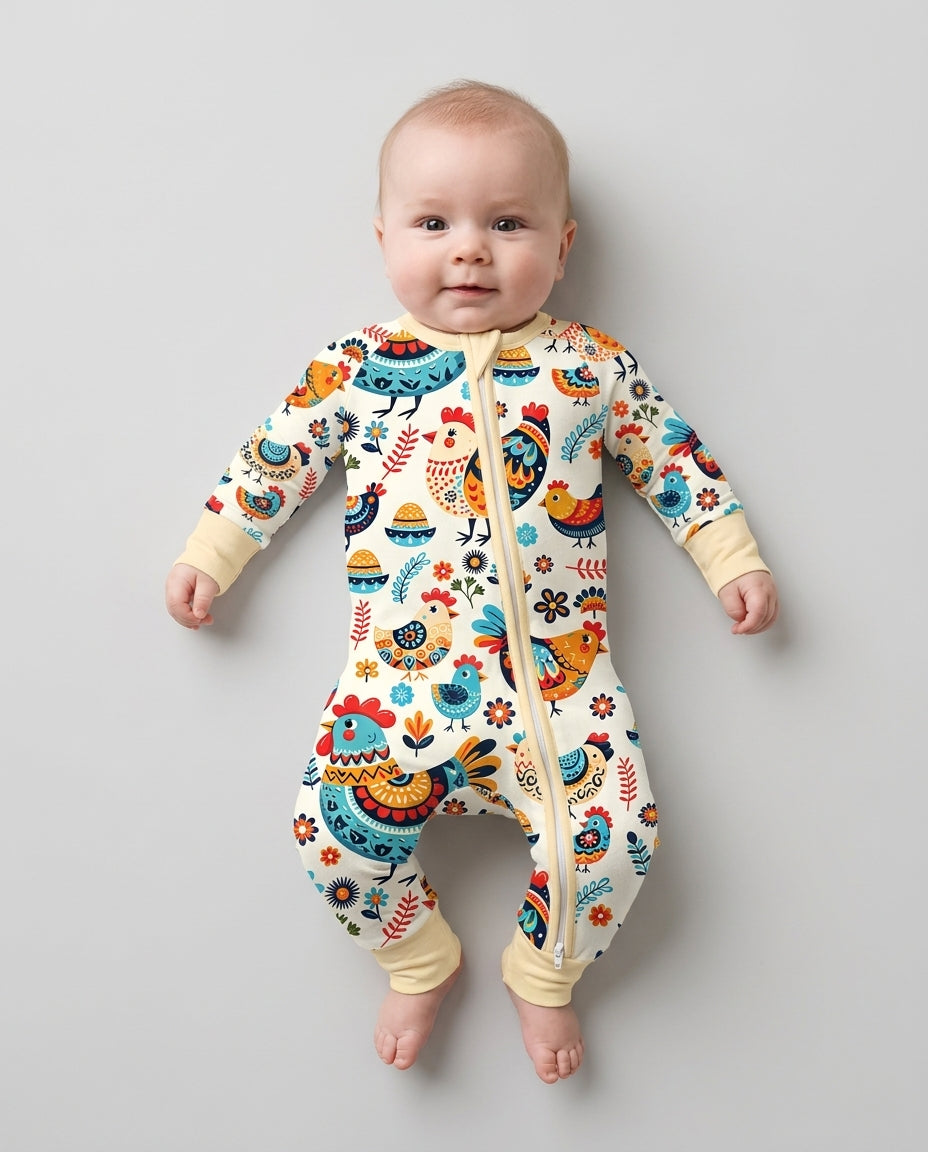 Pioneer Chickens And Roosters  Bamboo Convertible Zippy