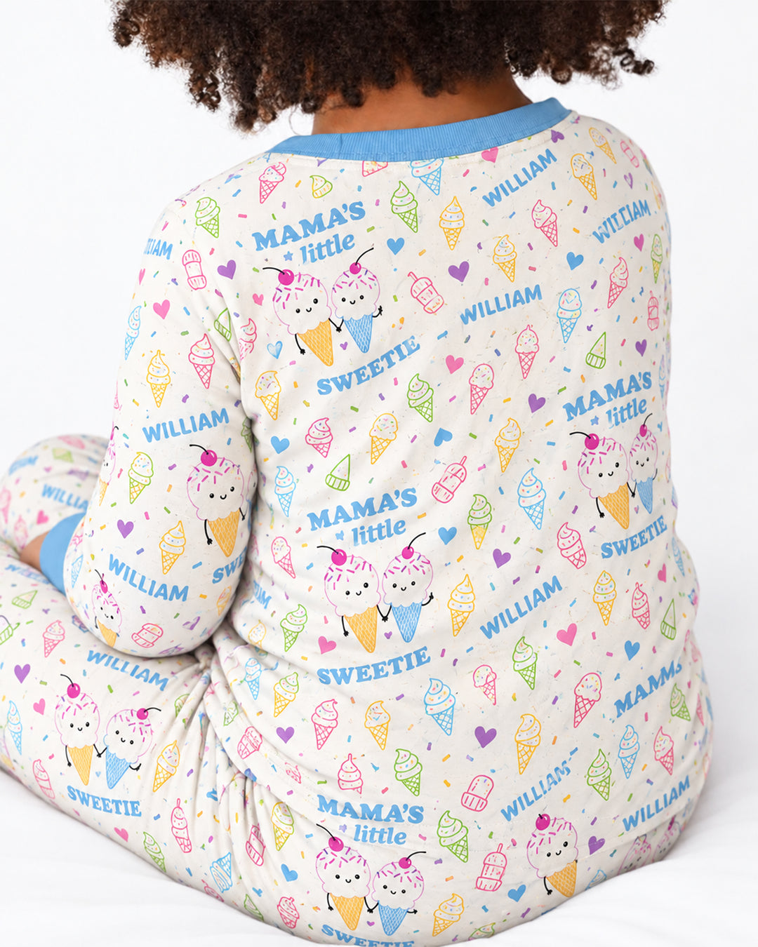 Mama's Little Sweetie Bamboo Two Piece Long Sleeve Pajama Set