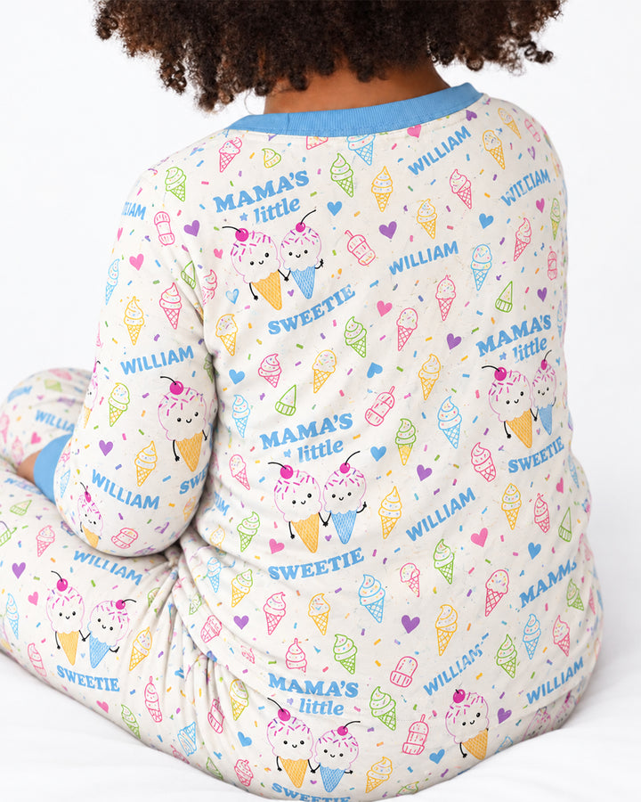 Mama's Little Sweetie Bamboo Two Piece Long Sleeve Pajama Set