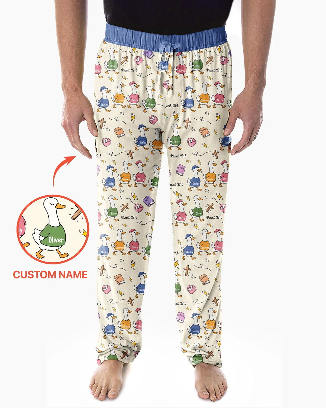 Psalm 23:6 Matching Family Bamboo Men's Pajama Set