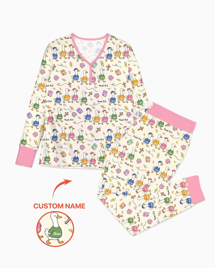 Psalm 23:6 Matching Family Bamboo Women Pajama Set