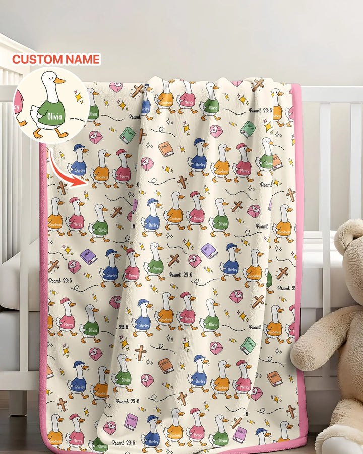 Psalm 23:6 Matching Family Bamboo Blanket