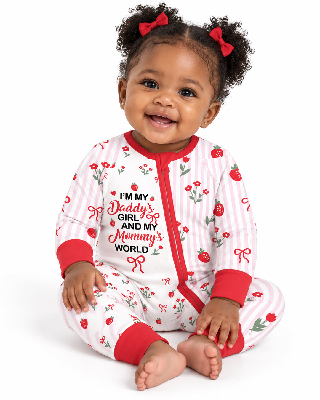 I'm My Daddy's Girl And My Mommy's World Bamboo Convertible Zippy