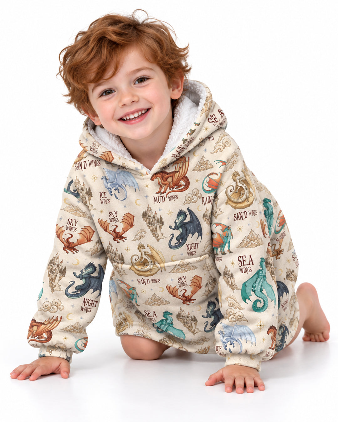 Elemental Dragons Bamboo Blanket Hoodie