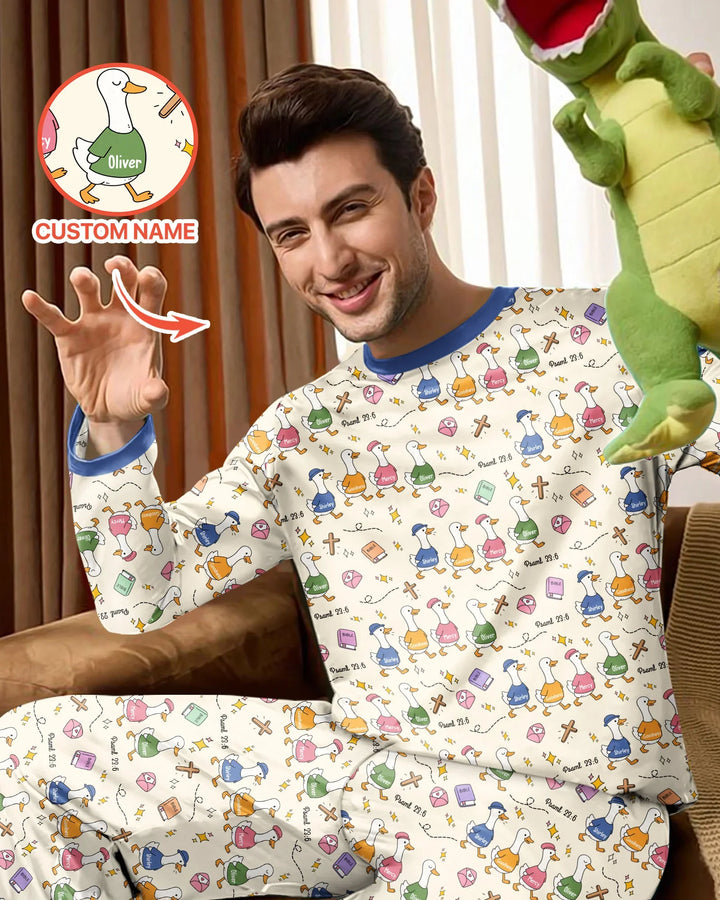 Psalm 23:6 Matching Family Bamboo Men's Pajama Set