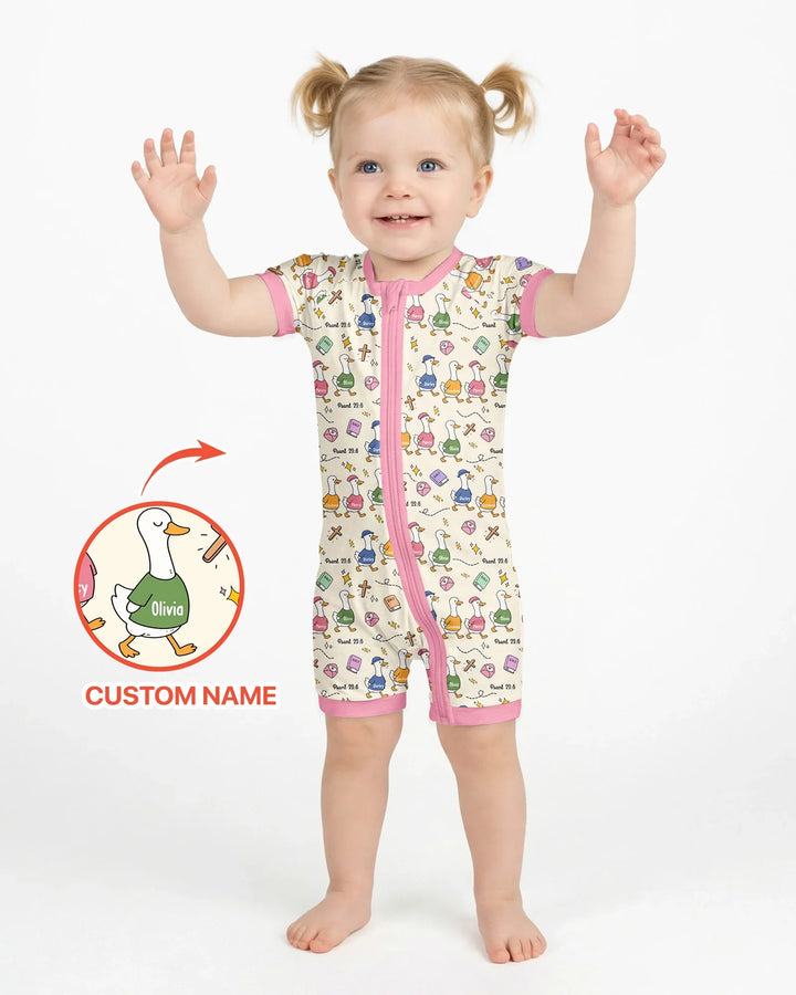 Psalm 23:6 Matching Family Bamboo Shorty Zippy