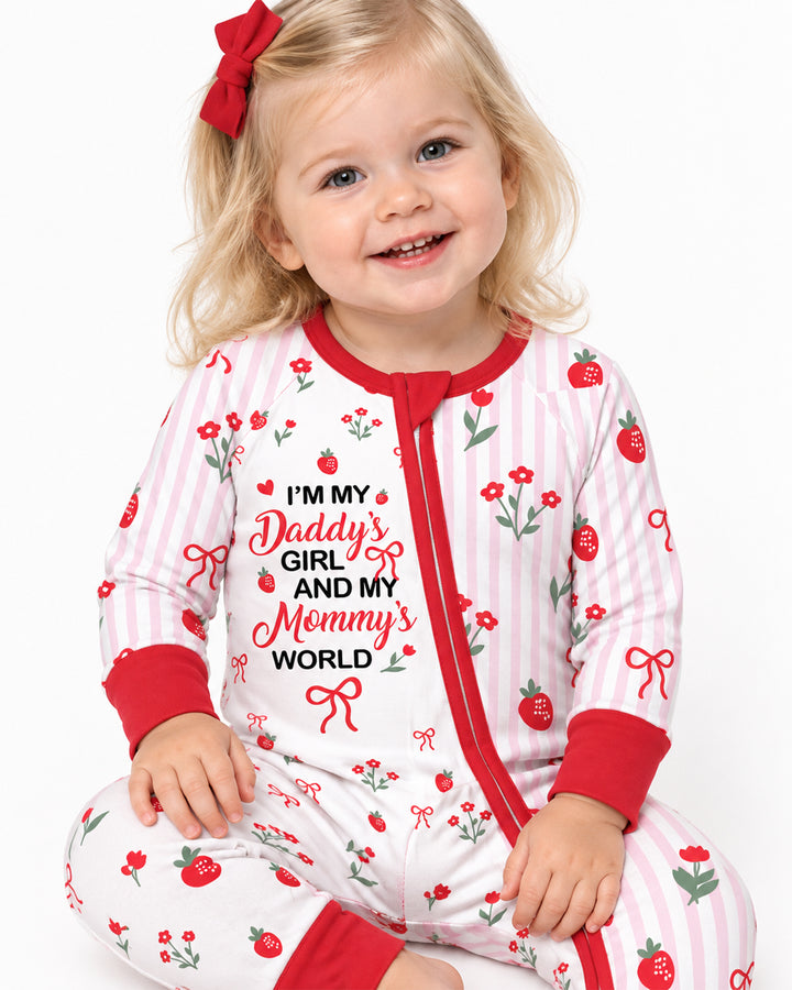 I'm My Daddy's Girl And My Mommy's World Bamboo Convertible Zippy