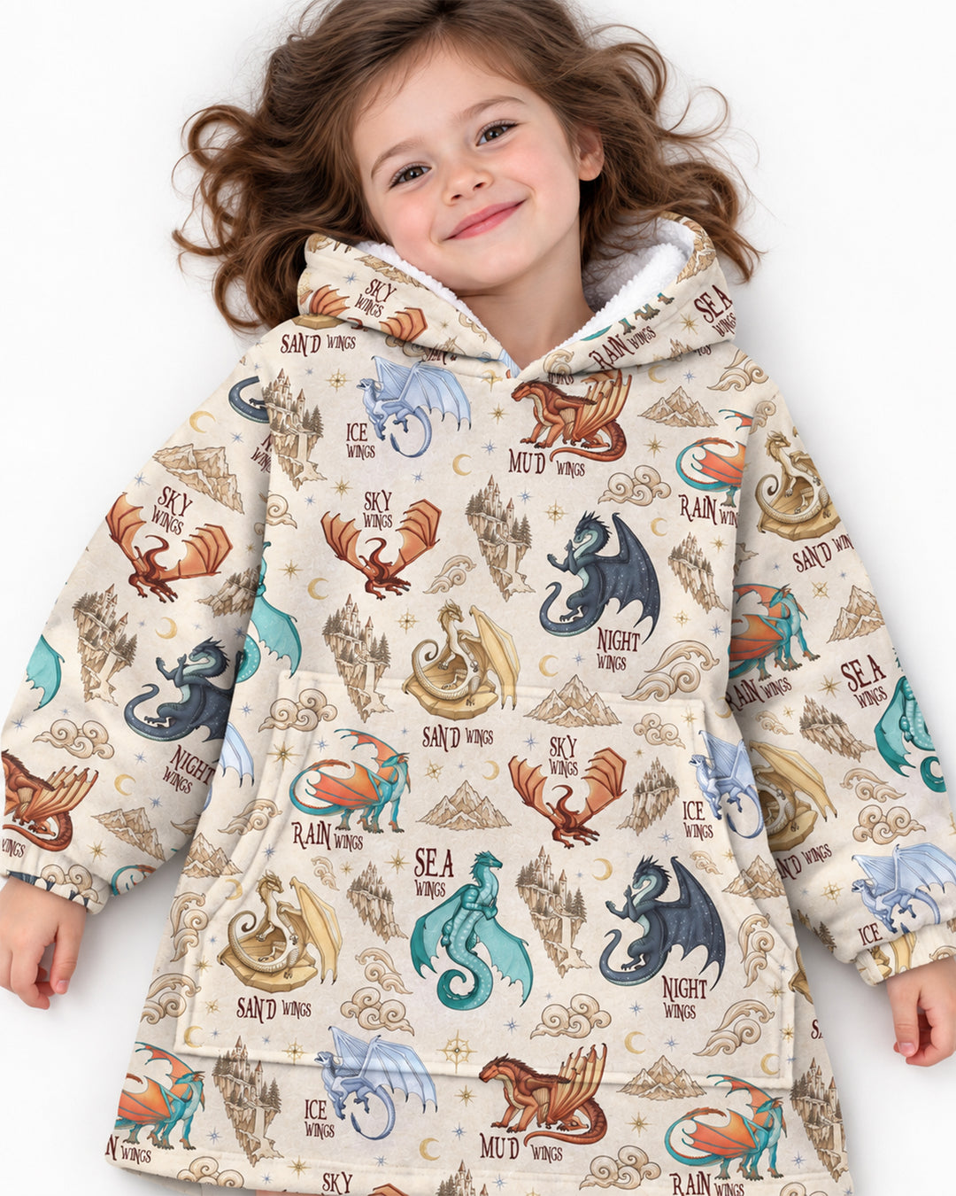 Elemental Dragons Bamboo Blanket Hoodie