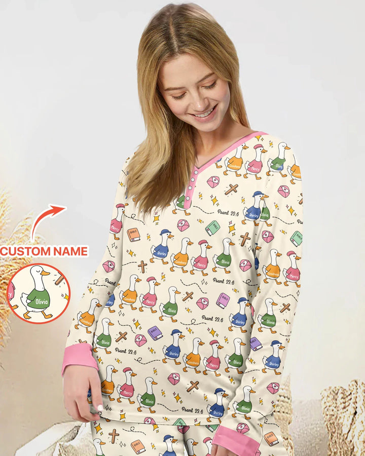 Psalm 23:6 Matching Family Bamboo Women Pajama Set