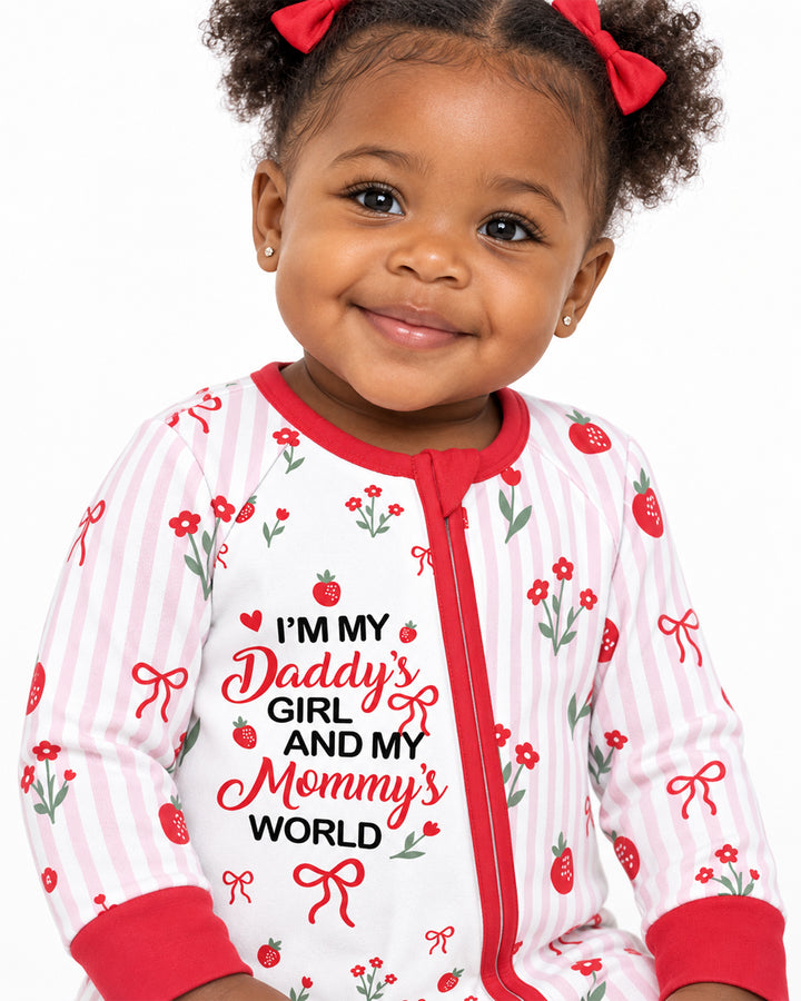 I'm My Daddy's Girl And My Mommy's World Bamboo Convertible Zippy