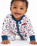 First Christmas In 250th Anniversary Custom Name Bamboo Convertible Zippy