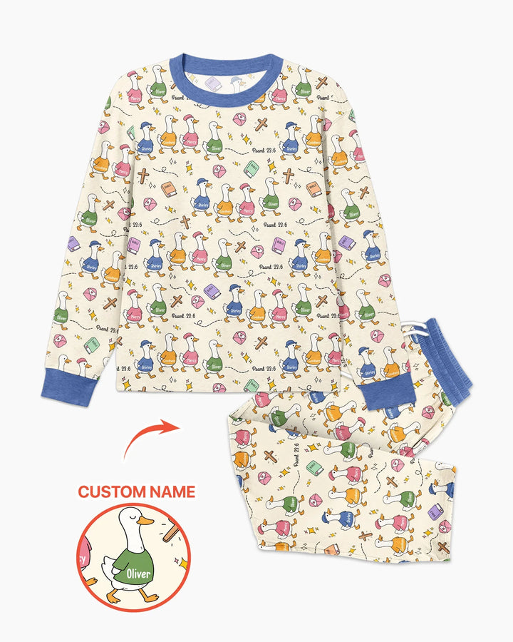 Psalm 23:6 Matching Family Bamboo Men's Pajama Set