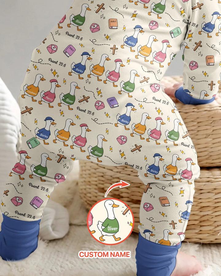 Psalm 23:6 Matching Family Bamboo Convertible Zippy