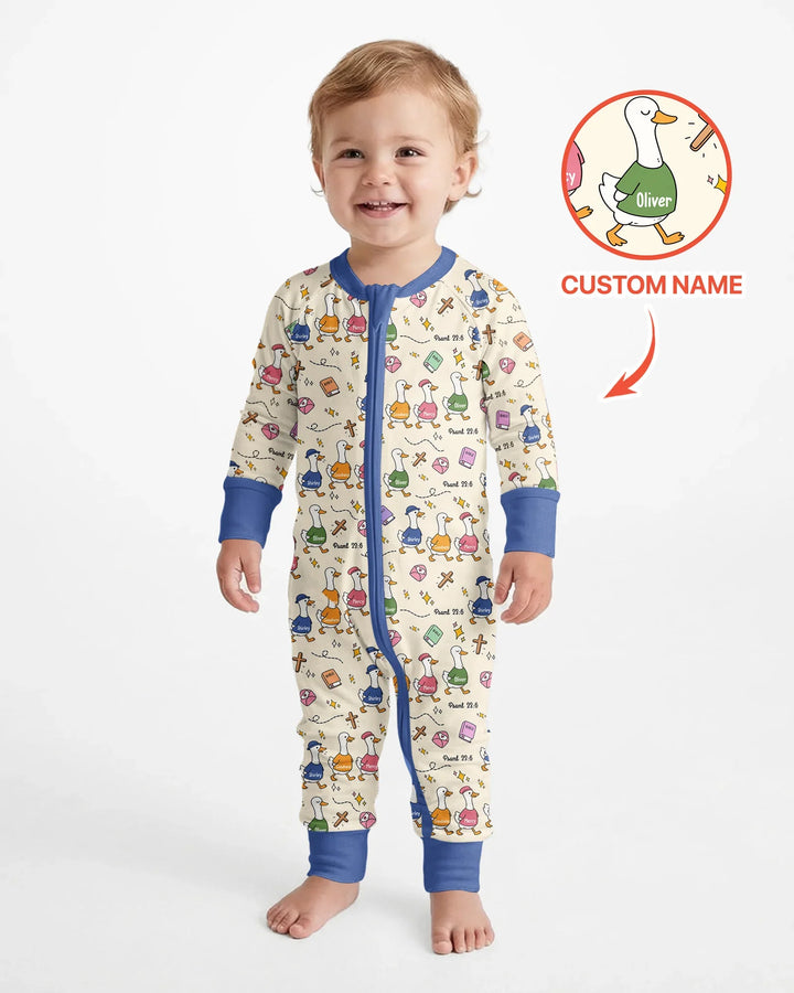 Psalm 23:6 Matching Family Bamboo Convertible Zippy