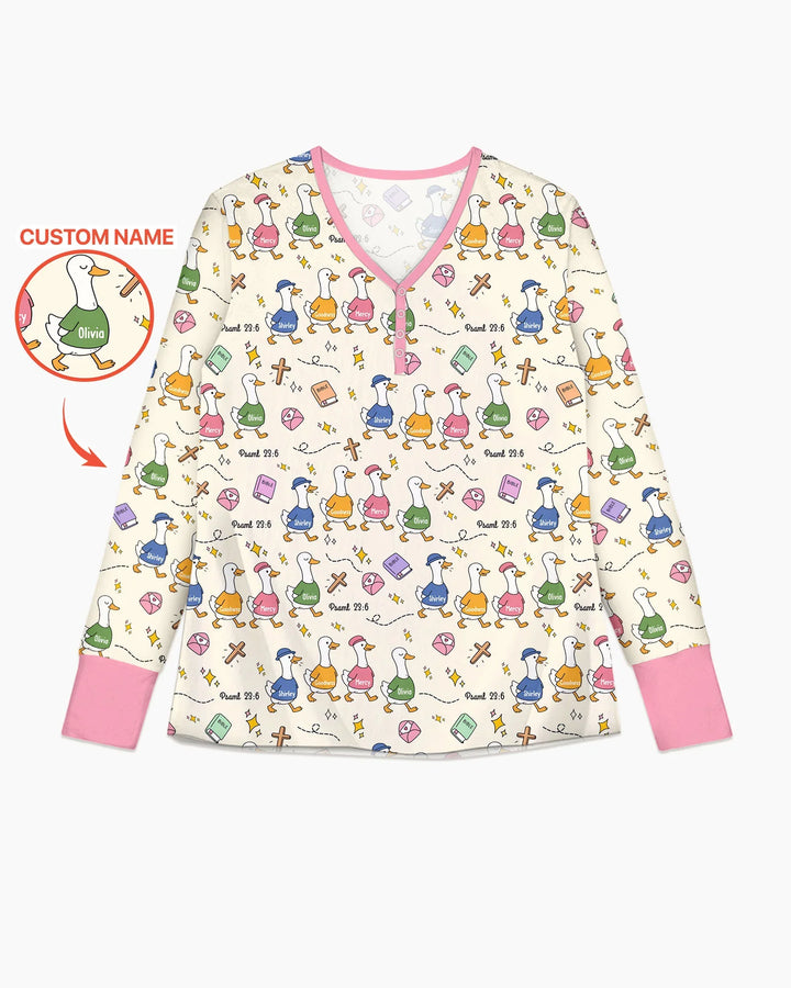 Psalm 23:6 Matching Family Bamboo Women Pajama Set