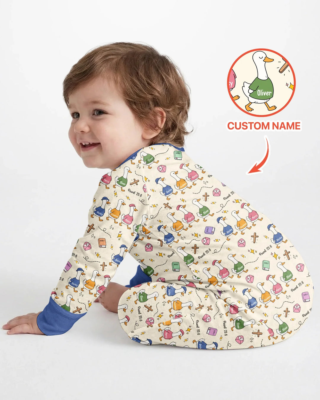 Psalm 23:6 Matching Family Bamboo Convertible Zippy