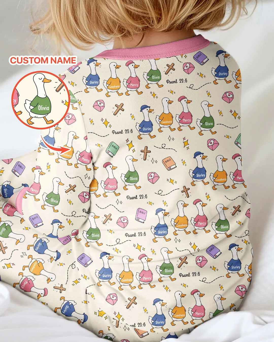 Psalm 23:6 Matching Family Bamboo Convertible Zippy