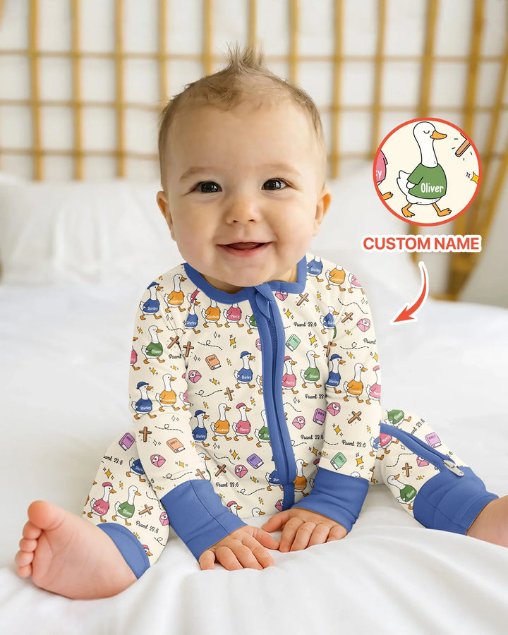 Psalm 23:6 Matching Family Bamboo Convertible Zippy