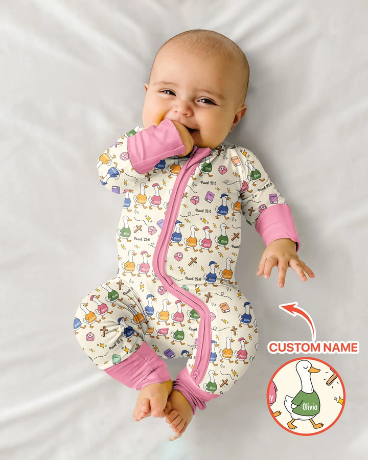 Psalm 23:6 Matching Family Bamboo Convertible Zippy
