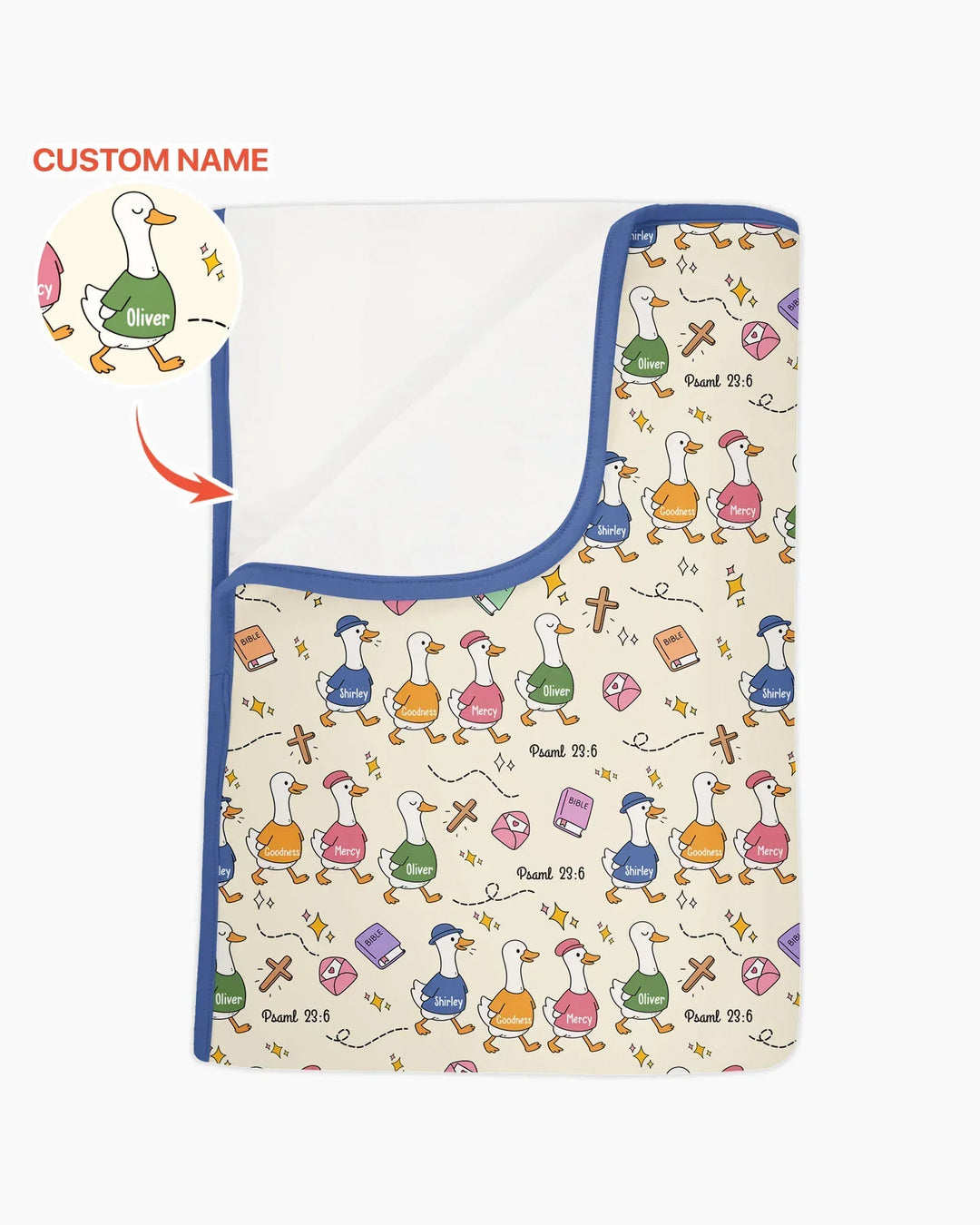 Psalm 23:6 Matching Family Bamboo Blanket