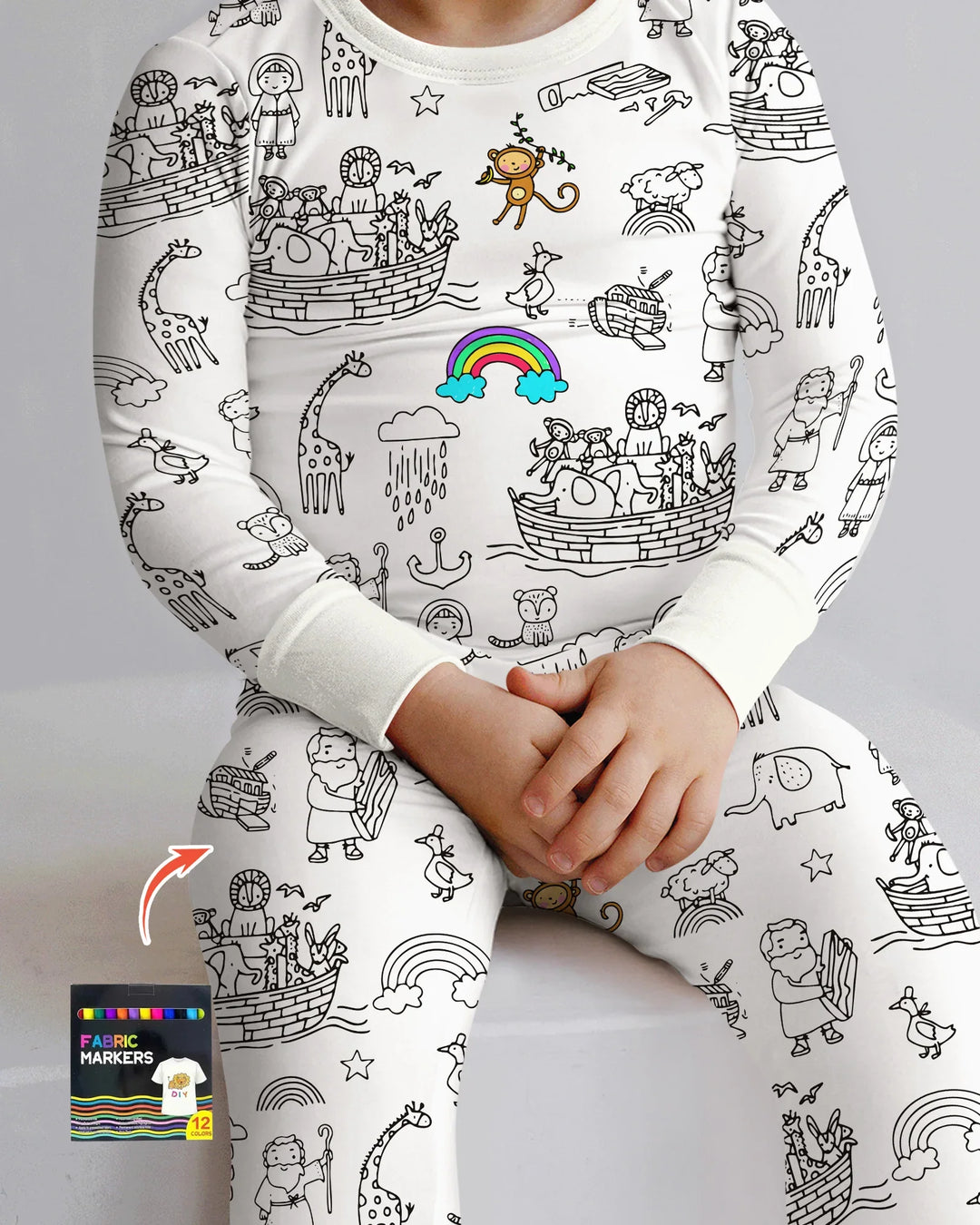 Noah Colorable Bamboo Two Piece Long Sleeve Pajama Set
