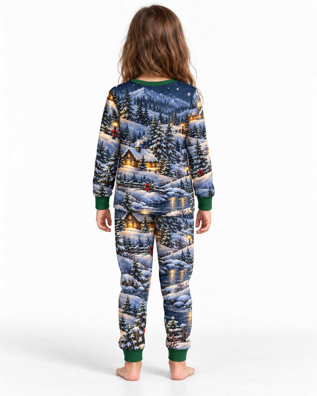 All Aboard Christmas Crew Bamboo Two Piece Long Sleeve Pajama Set