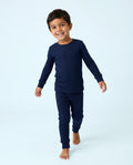 Ribbed Bamboo Two Piece Long Sleeve Pajama Set