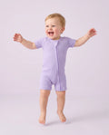 Ribbed Bamboo Shorty Zippy