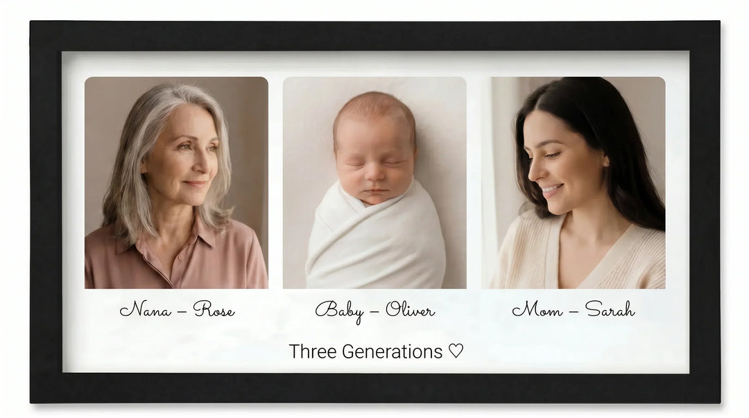 Grandma, Mom & Baby Memory Picture Frame