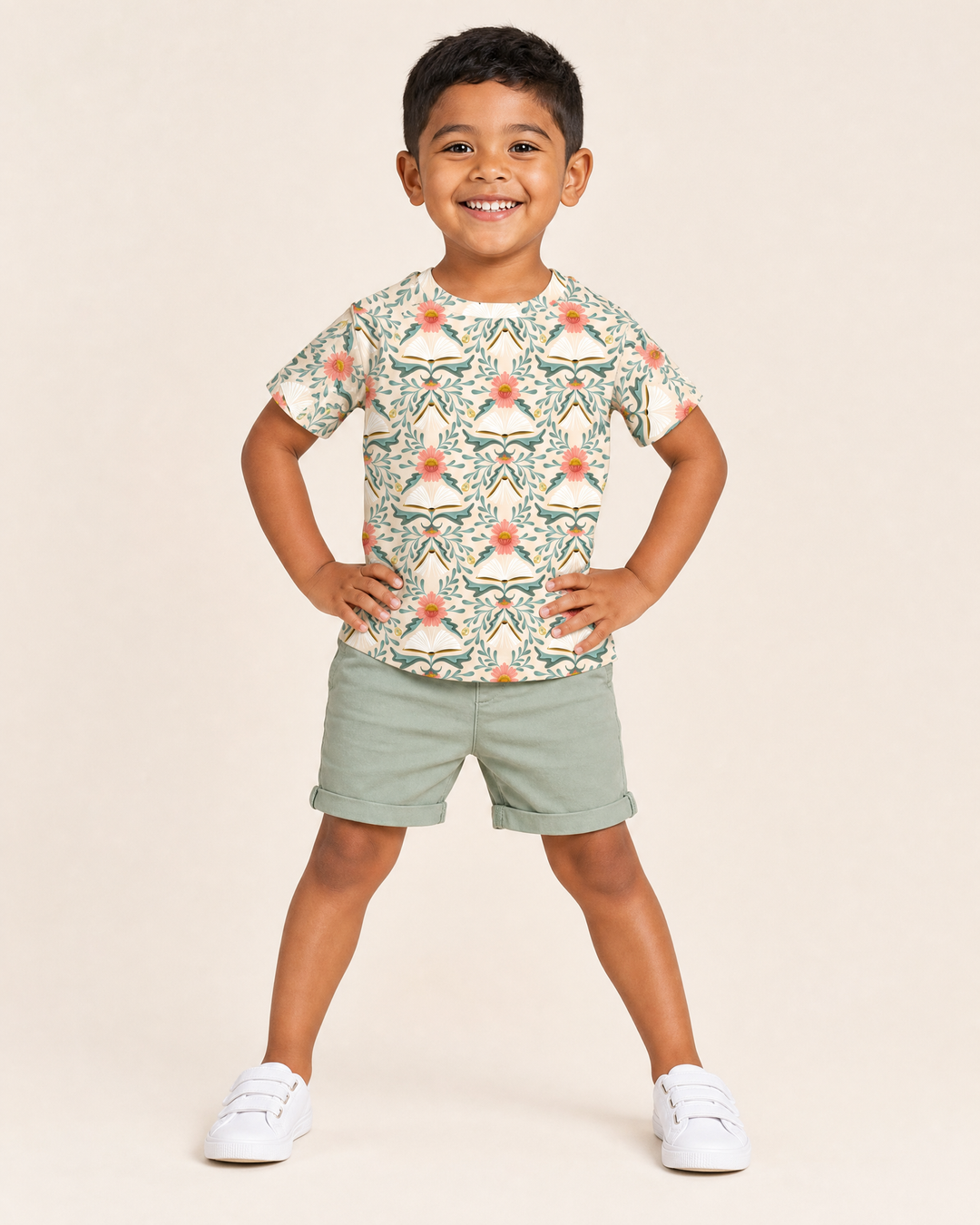 Blooming Stories Bamboo Crewneck T-Shirt