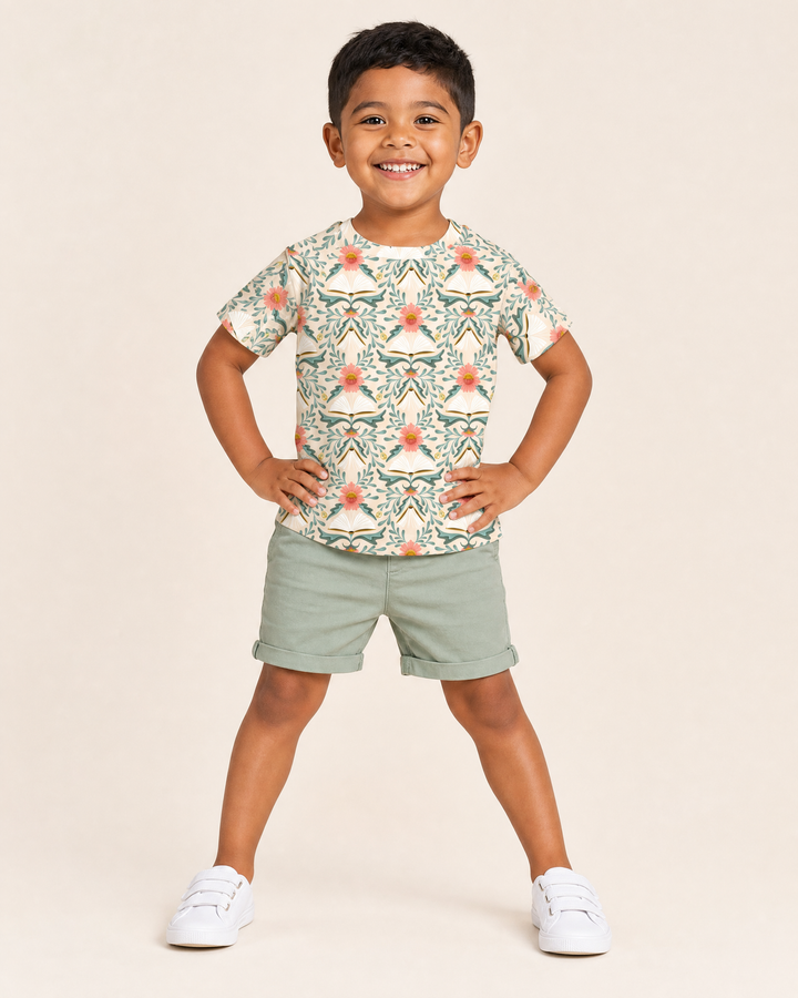 Blooming Stories Bamboo Crewneck T-Shirt