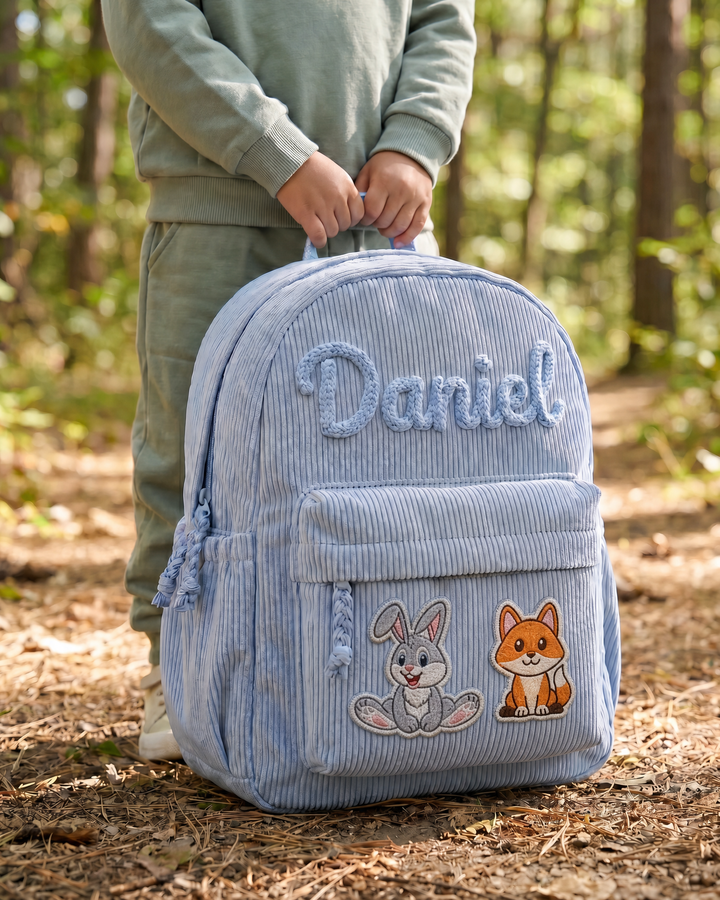 Animal Corduroy Backpack