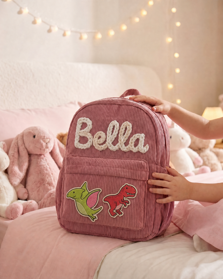 Dinosaur Corduroy Backpack
