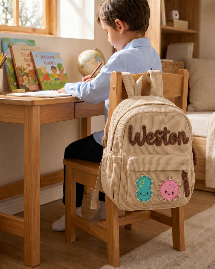Science Fun Corduroy Backpack