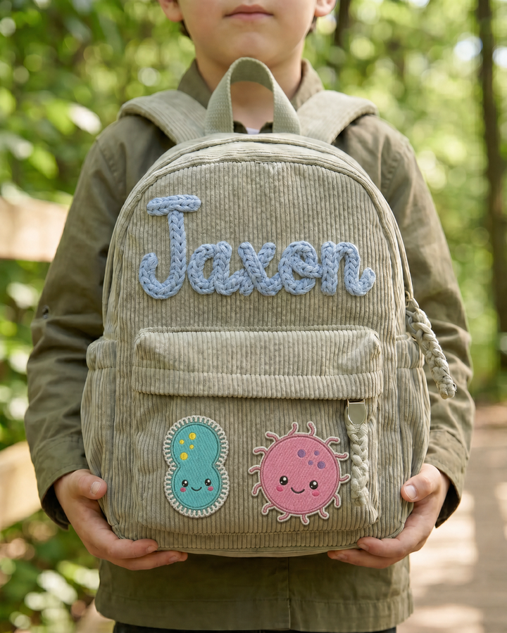 Science Fun Corduroy Backpack