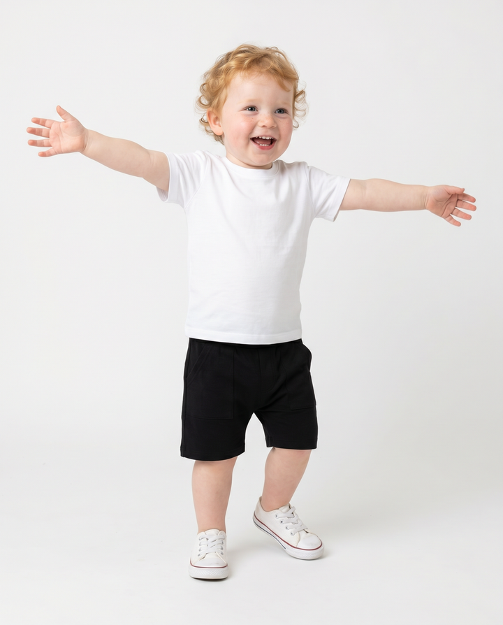 Solid Color Bamboo Shorts